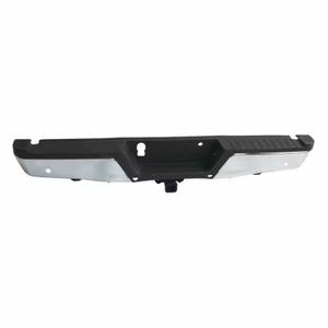 Parachoques trasero cromado para Ford F-150 con remolque de alta resistencia 2015-2020, con orificios para sensores.